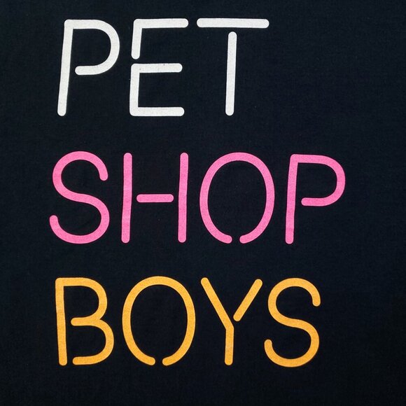 Pet Shop Boys T-Shirt Fundamentourist Tour Shirt 2006 Synth Pop Band XL - Picture 3 of 11